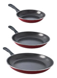Sartén X3und 20 24 Y 32cm Negro Home Collection Negro-rojo