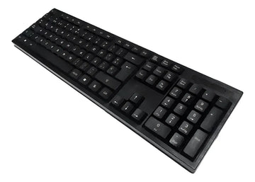 Combo Teclado En Español + Mouse Optico De Cable Usb Seisa Mouse Negro Teclado Negro