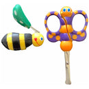 Cortauñas Abejita Y Tijeritas Mariposita Bebe Y Niños Set Amarillo Y Negro