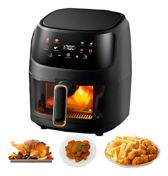 Freidora De Aire Silver Crest Litros Color Negro 110v