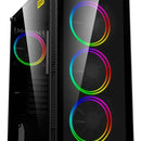 Chasis Gamer Wattana Obruks Wa-ch-3603 Negro + 4 Ventiladore