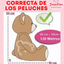 Oso De Peluche Gigante Josefino 1 Metro + 3 Globos + Moño Panda