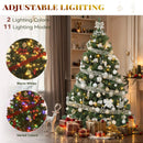 Yitahome Arbol De Navidad Artificial Con Bisagras Verde Prei