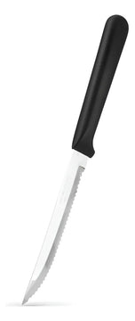 Cuchillo Filetero Sierra Acero Inoxidable - Tramontina Color Negro