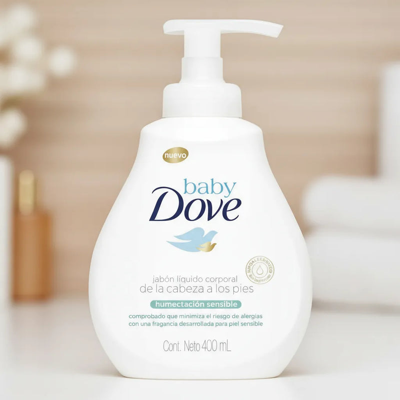 Jabón Dove Baby Líquido Sensible 400ml