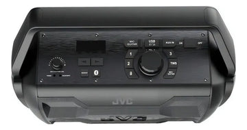 Bocina Portatil Jvc Rover 30 Hrs Resistente Al Agua Usb Aux. Color Negro XS-S521PB