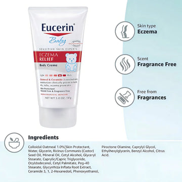 Eucerin Baby Crema Corporal Alivio Piel Eczema Bebe