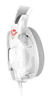 Audifono Gamer Trust Gxt 322w 3.5mm Blanco Camuflado Color Snow camo