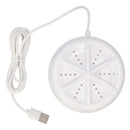 Mini Lavadora Portátil Giratoria Turbina Ultrasónica Viaje C Blanco