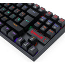 Teclado Mecánico Redragon Kumara Rainbow K552-kr-sp Teclado Negro Idioma Español Latinoamérica