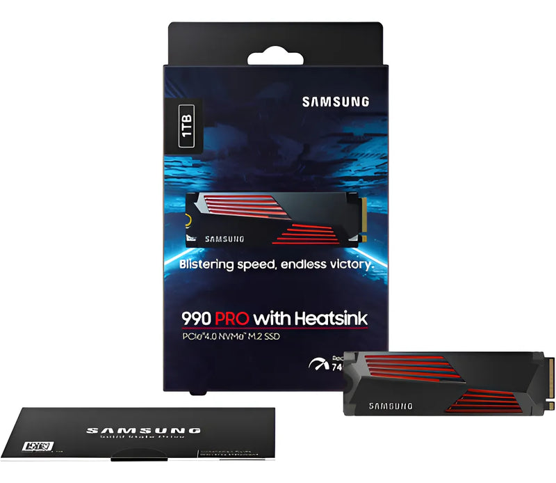 Disco Ssd M.2 Samsung 990 Pro 1tb Pcie 4.0 Mz-v9p1t0cw Negro