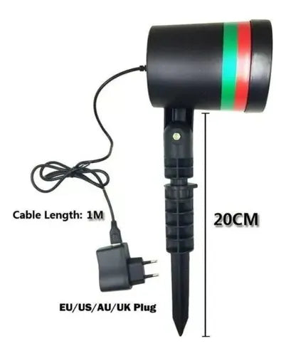 Proyector De Navidad Para Exteriores Con Luces Láser Led Variado