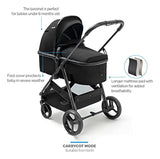 Asiento 2 En 1: Moisés Y Cochecito Plegable, Neumáticos Todo