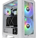 Chasis Thermaltake View 300 Mx + 3 Ventilador Rgb- Blanco