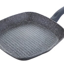 Plancha Para Asar Antiadherente Bernerg Piedra Volcanica Color Gris