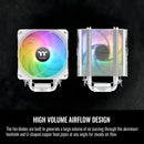 Disipador Cpu Por Aire Intel Amd- Thermaltake Ux200 Se Argb Led Argb White