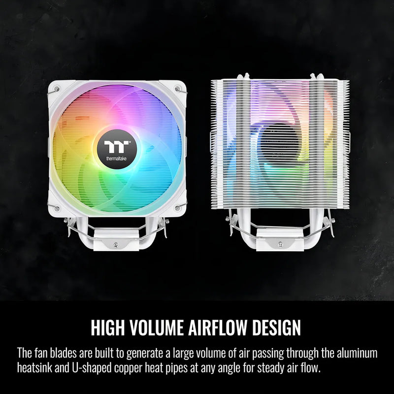 Disipador Cpu Por Aire Intel Amd- Thermaltake Ux200 Se Argb Led Argb White