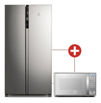 Nevecon Electrolux 442 Lt Side By Side Inverter Ersa44v3hvg Silver