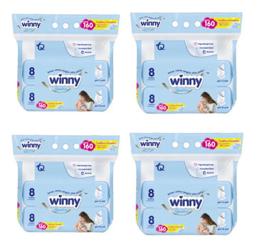 Pañitos Winny Sensitive X640