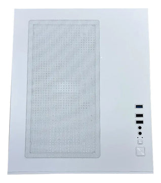 Gabinete Chasis Para Pc Gamer Pecera Argb Blanco + 5 Cooler
