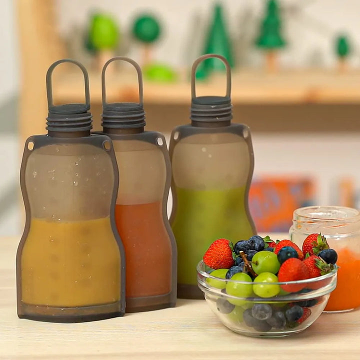 Bolsas De Silicona Ultra Silenciosas Y Reutilizables