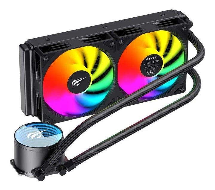Enfriador de agua 240 mm Havit Gamenote F2001 Amd/Intel Rgb Led