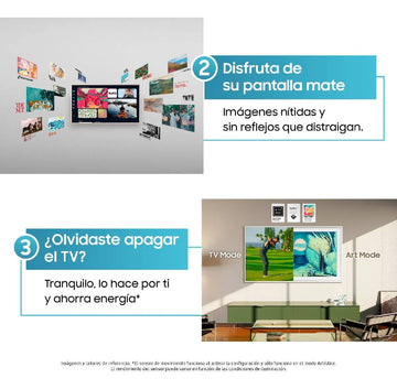 Tv Samsung Frame 55 Qled + Parlante Smart Music + Marco