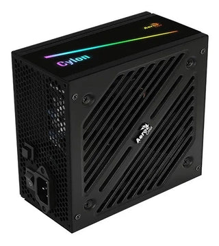 Fuente De Poder Aerocool Cylon Rgb 600w Oem 80+ Bronce Oem Black