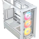 Gabinete Corsair Frame 4000d Rs Vidrio Fan Argb X3 Blanco