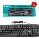 Teclado Alambrico Fc-530 Usb Español Qwerty Resistente Agua