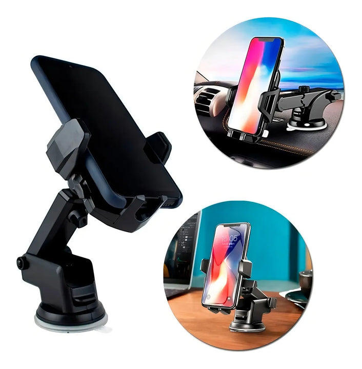 Soporte Celular Carro Holder Escritorio Chupa Tablero Vidrio