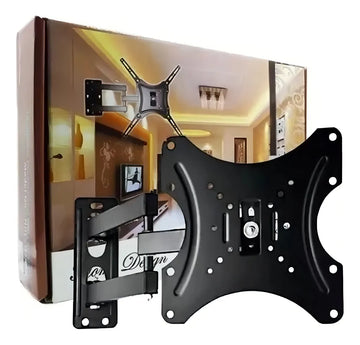 Soporte De Tv Brazo Escualizable 14 55 Hdl-117b-2 Color Negro
