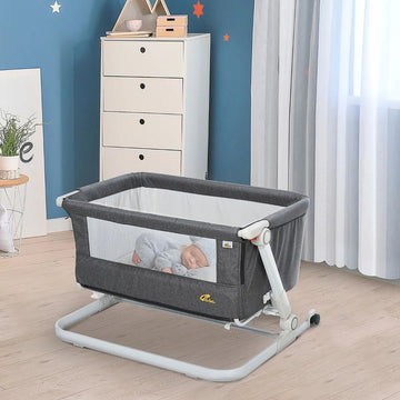 Cuna Colecho Qaba Altura Ajustable Plegable Entrega Hoy
