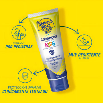 Protector Solar Banana Boat Advanced Protection Kids Fps 100