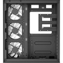 Chasis Gamer Iceberg Crystal Cube S Black Atx 6 Fans Argb Negro
