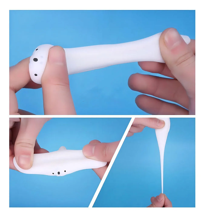 Bichinho Macio De Apertar Pop It Fidget Kit Squishy 3 Un