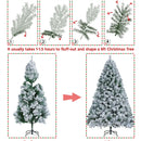 Yaheetech - Arbol De Pino Artificial De Navidad De 6 Pies, F