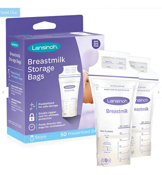 Bolsas Almacenar Leche Materna Lansinoh 50pzas Americana Ori