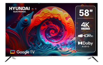 Televisor Hyundai 58 Pulgadas Google Tv Smart Tv 4k