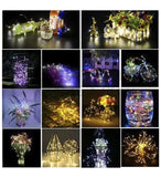 Luces Micro Led Decoración Luz Navidad Pilas Alambre Agua 3m