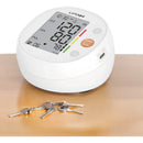 Tensiómetro Digital De Brazo Doble Usuario Gmd + Termometro Blanco