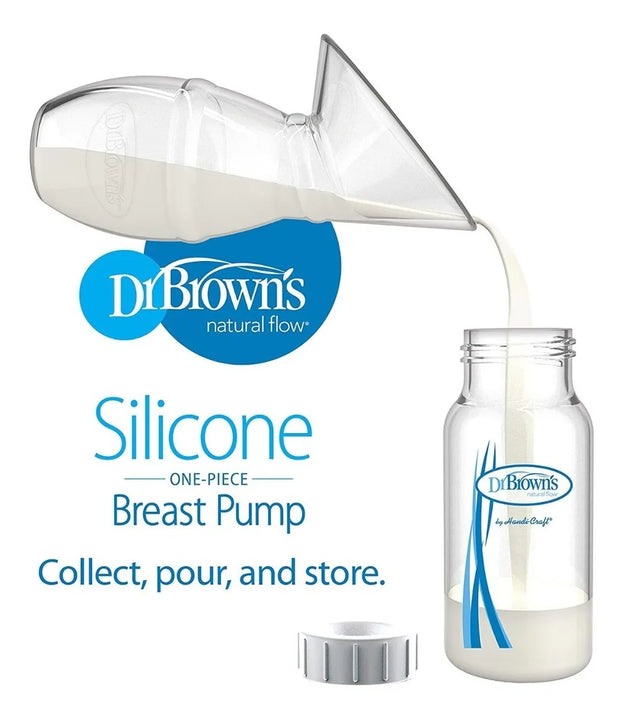 Extractor De Leche Manual Recolector De Silicona Dr Browns
