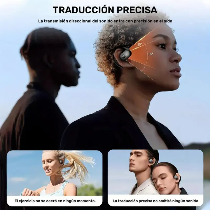 Auriculares Traducción Instantánea Conversación Tiempo Real Diseño 1