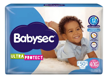 Pañal Babysec Etapa 4 Xg X100 Ultr - Unidad A $1363 Extra Grande (xg) Sin Género