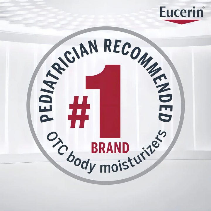 Eucerin Baby Eczema Relief Crema 226 g | Hidratante Suave Hipoalergénica Sin Fragancia Para Bebé con Piel Seca, Sensible o con Eczema | Loción Dermatológica con Avena Coloidal Que Calma, Protege y Ali