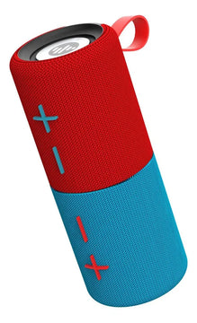 Parlante Portátil 2 En 1 Stromberg Twin 2 Bluetooth Ipx4 Color Rojo Y Azul