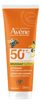 Protector Solar Avène Niños FPS 50+ Leche 250 ml Resistente