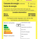 Lavadora Indurama Lri-13dgr 13kg/28lb Gris Led