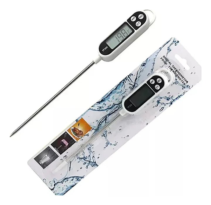 Termometro Digital Alimentos Comida Sonda Carnes Temperatura Blanco
