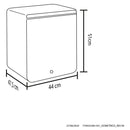 Minibar Haceb 46 Litros Inox